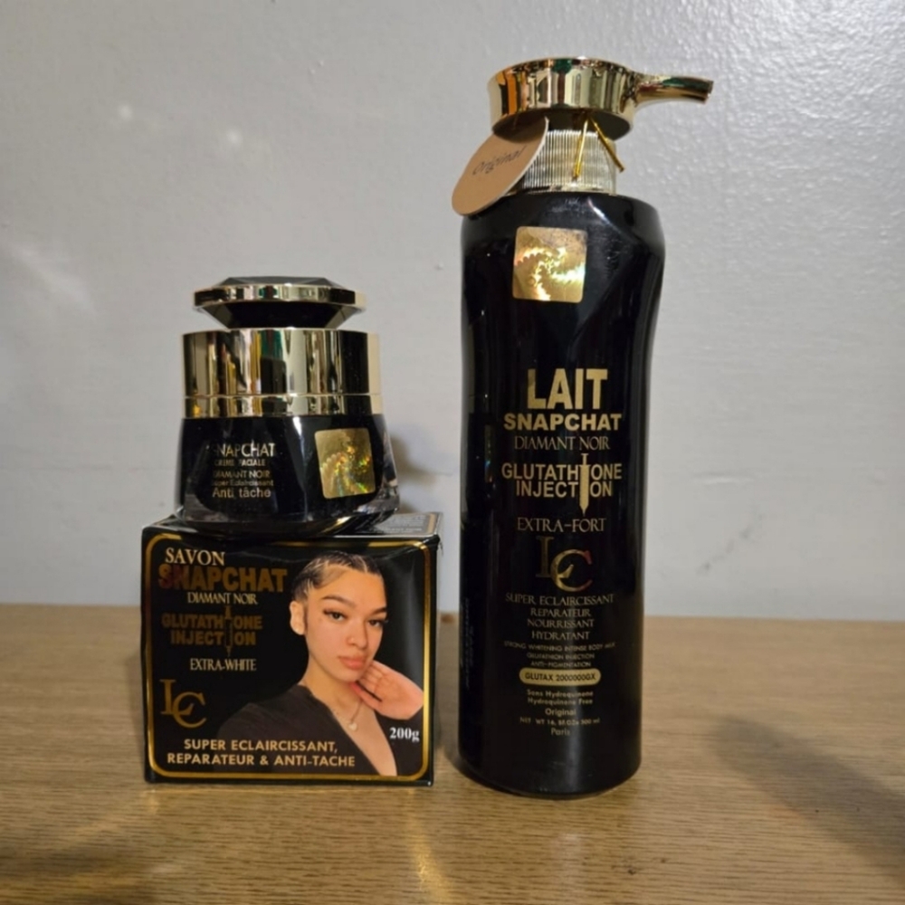 Snapchat Black Diamond Body Lotion,Soap And Face Cream